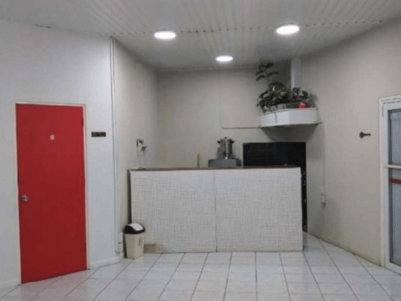 commercial building 34-B kitchen utility area