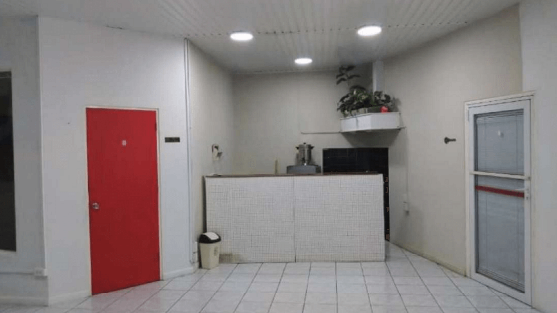 commercial building 34-B kitchen utility area