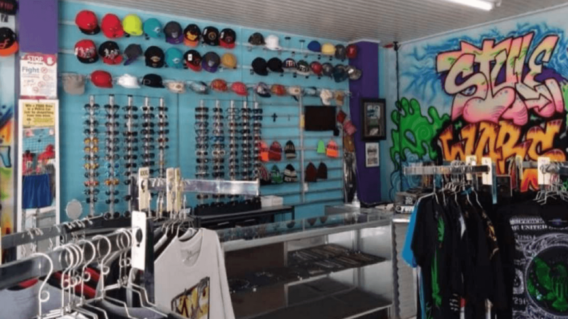 commercial building 34-B retail shop display area