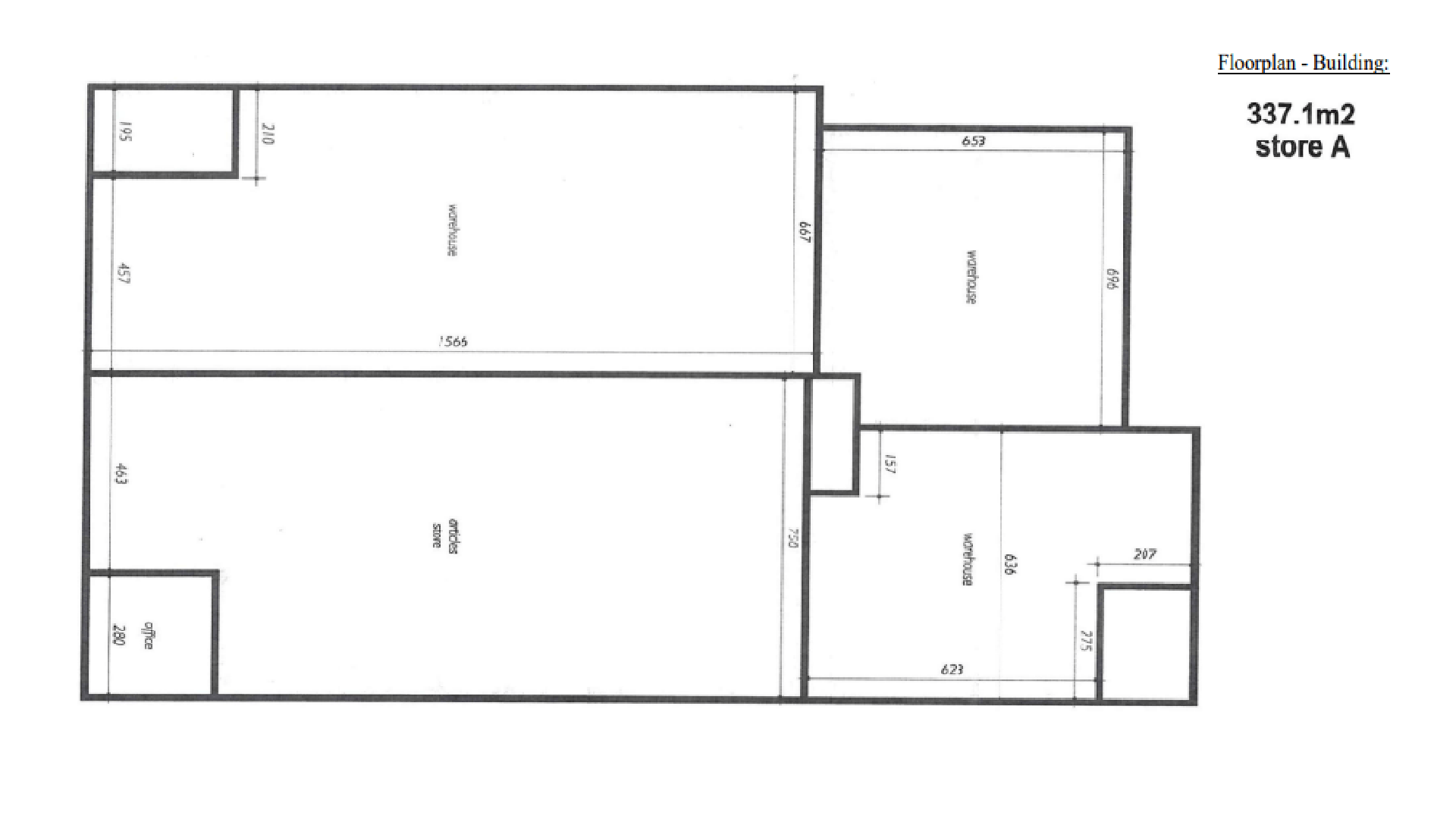 Ooststraat Commercial Warehouse-10 Plan layout