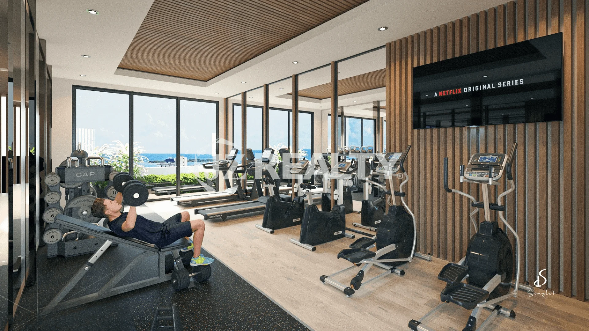 Condo 305 Single 1 Residences Gym Area