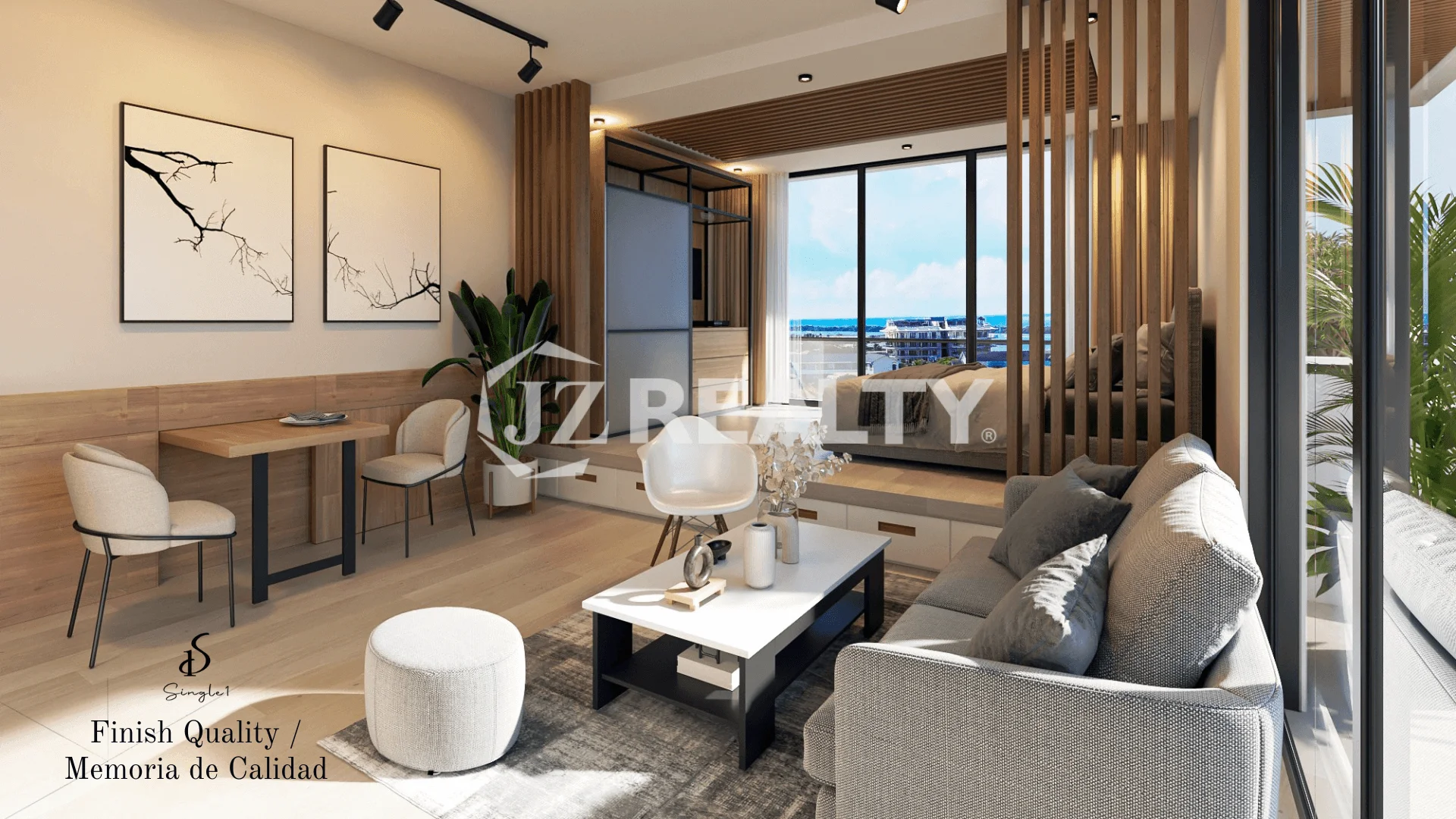 Condo 305 Single 1 Residences Living Room