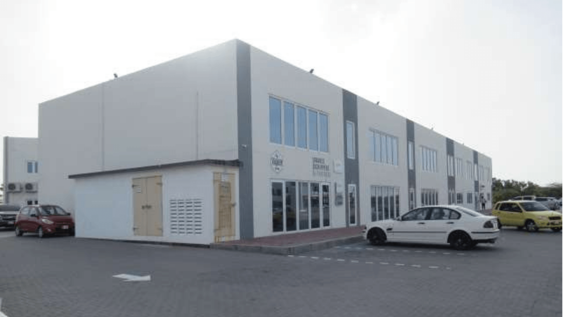 Magdalena Development Commercial Building exterior front parking