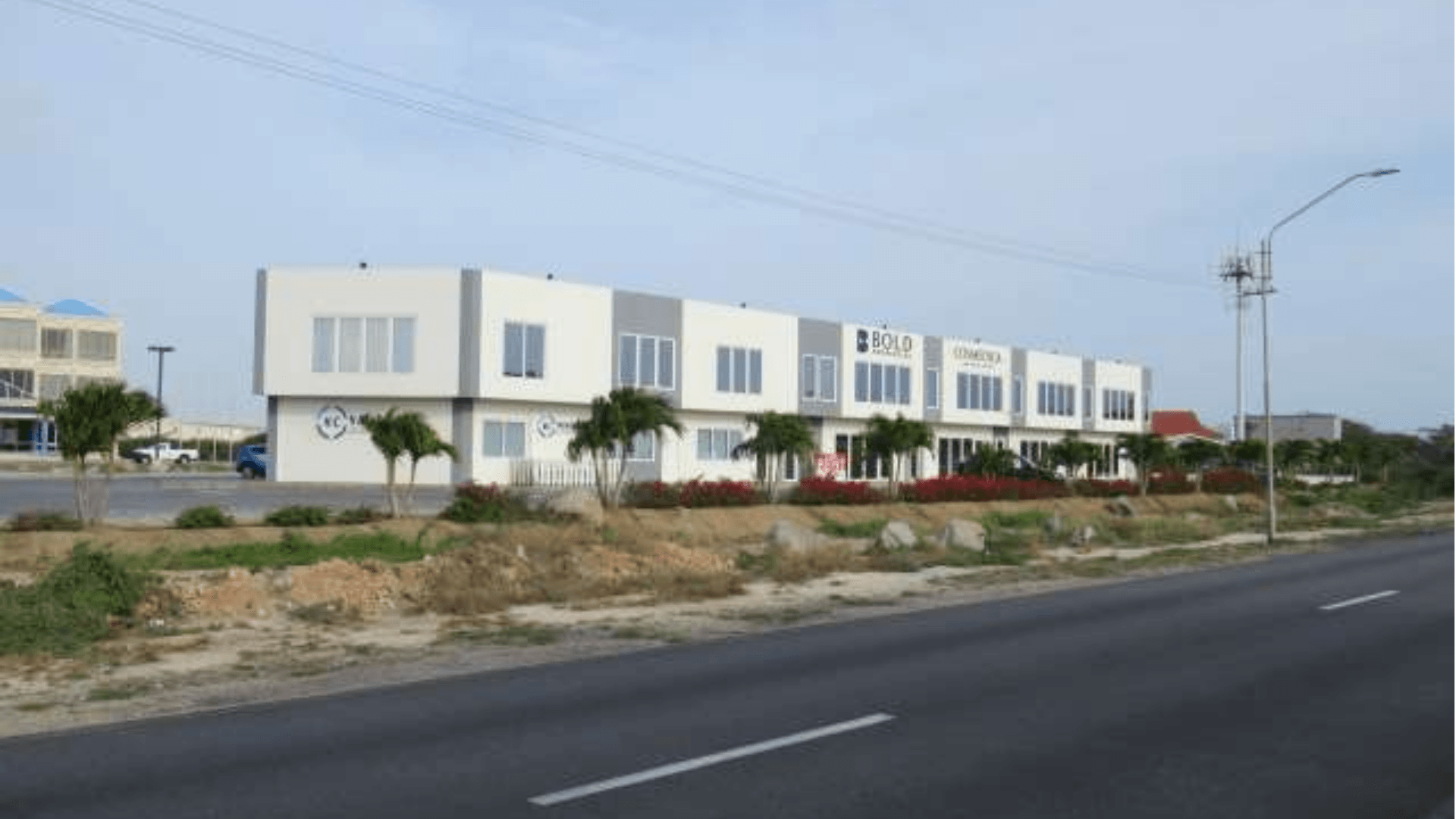 Magdalena Development Commercial Building road side view