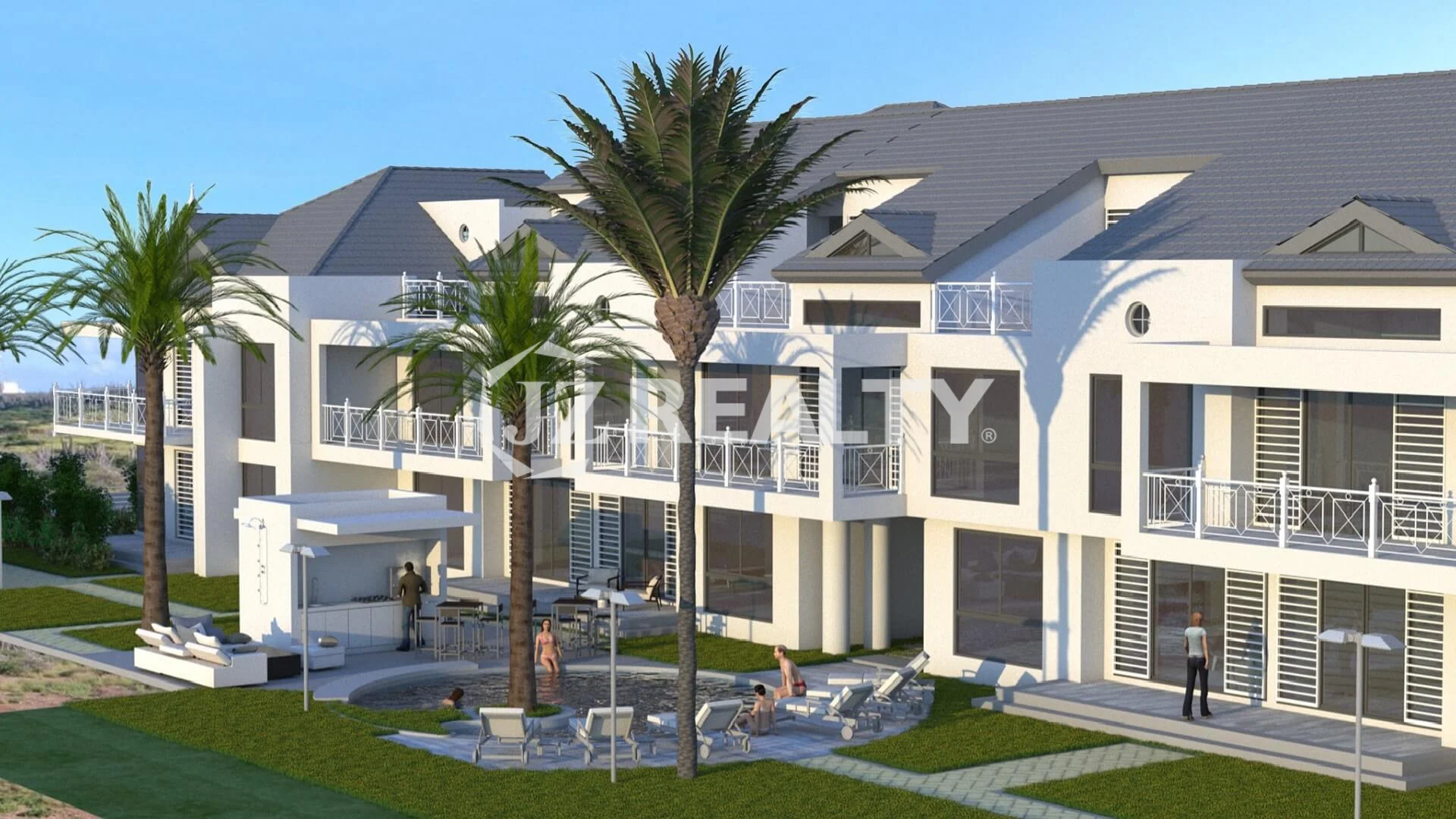 the-moon-condo-aruba-pool-area