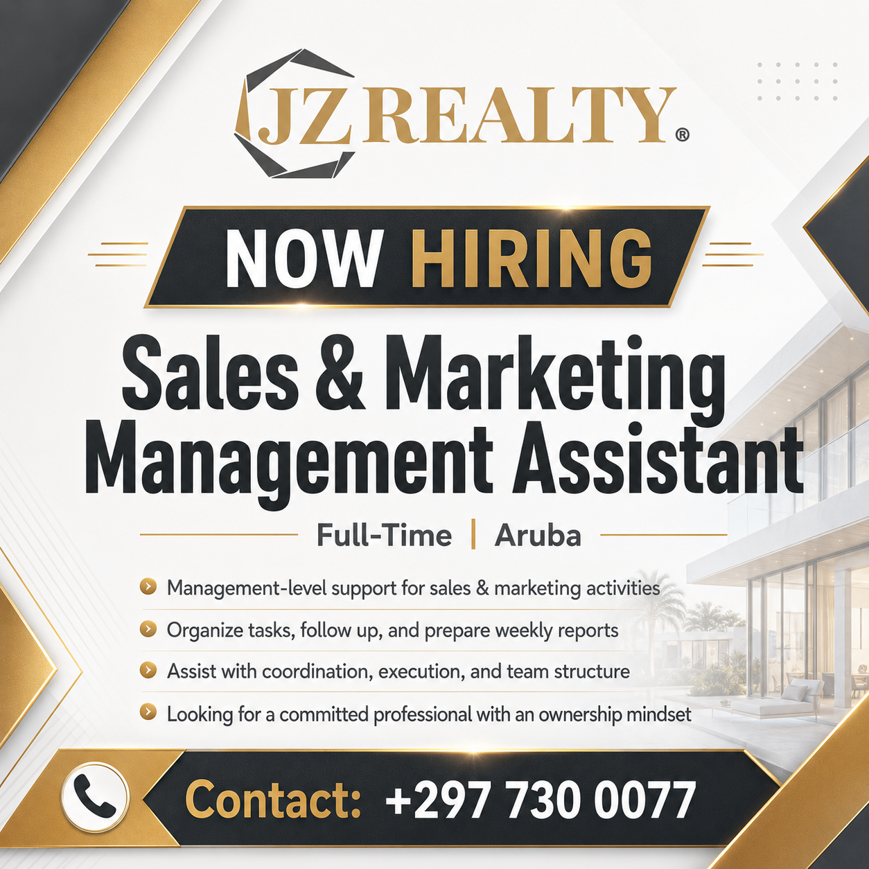 Sales & Marketing Management Assistant
