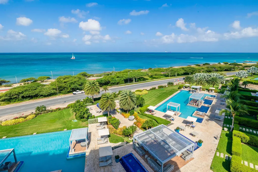 Azure Residence Aruba condos for sale near Eagle Beach and Palm Beach with ocean-view condominium listings by JZ Realty.